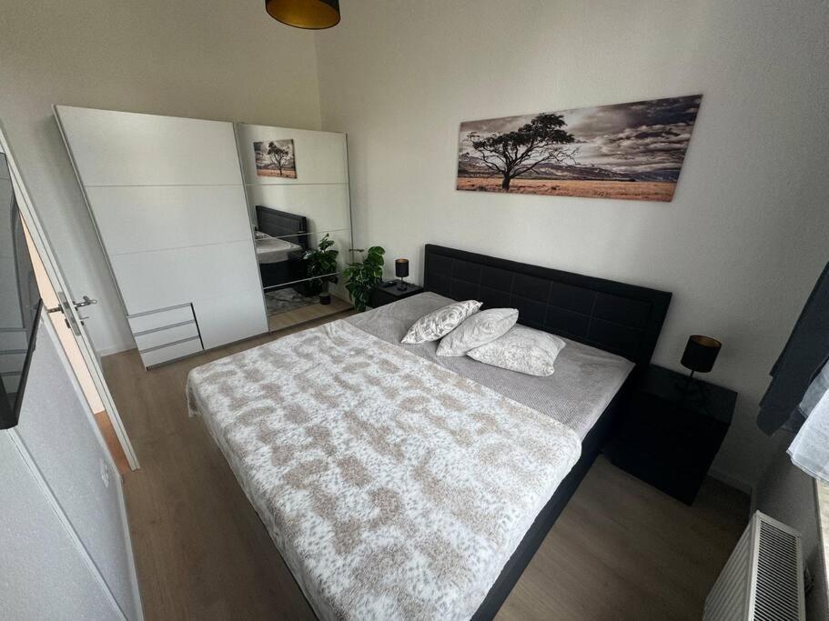 Apartment Mit Parkplatz Und Wifi Magdeburg Exteriör bild